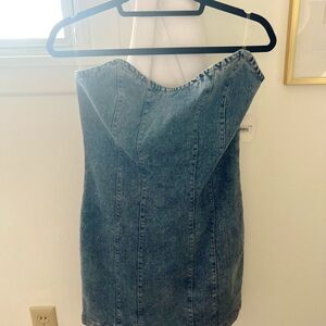 Altar'd State Blue Denim Dress